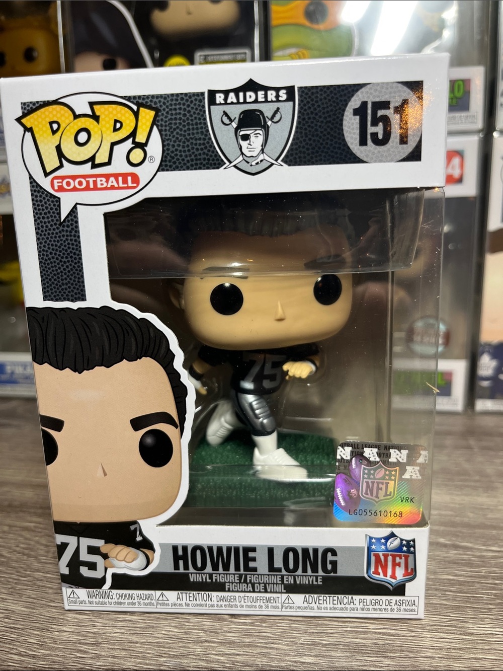 Funko Pop! Football Howie Long - Black and Silver Raiders